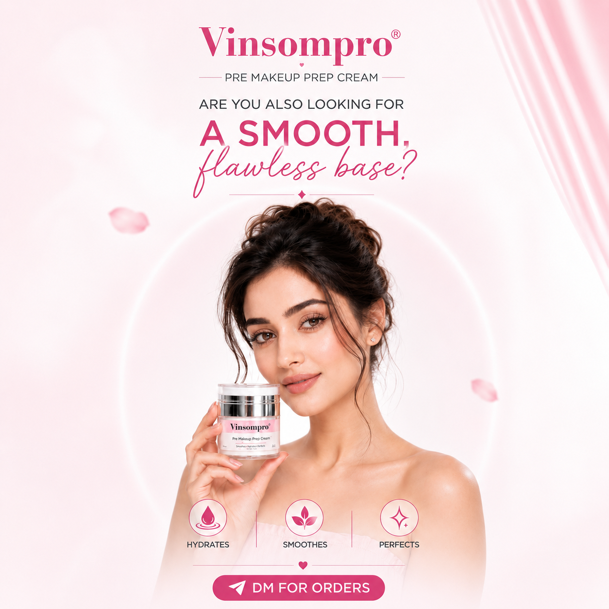 Vinsompro Pre-Makeup Prep cream - Image 4