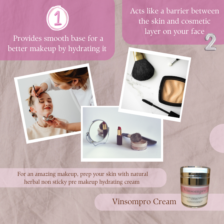 Vinsompro Pre-Makeup Prep cream - Image 9