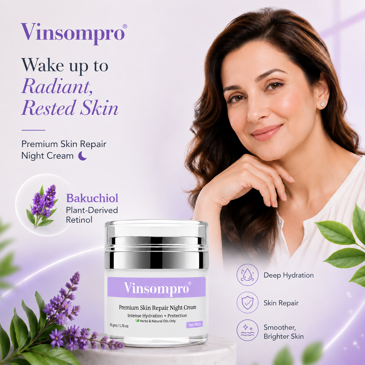 Vinsompro Night Cream 50 gms - Image 4