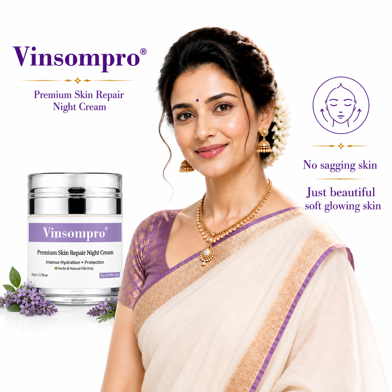 Vinsompro Night Cream 50 gms - Image 11
